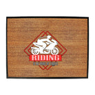 Riding Is My Choice Moto - Funny Novelty Doormat
