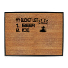 My Bucket List - Funny Novelty Doormat