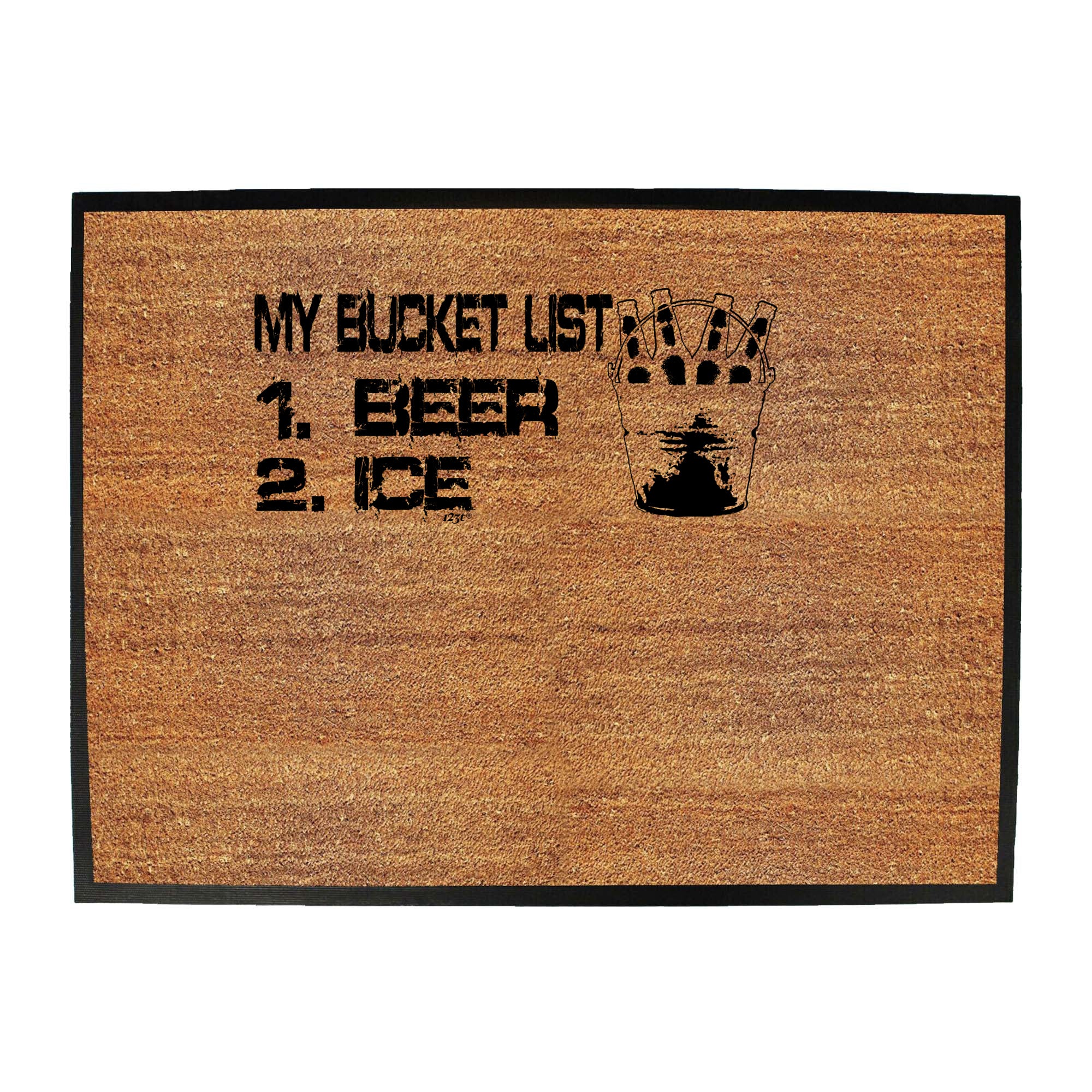 My Bucket List - Funny Novelty Doormat