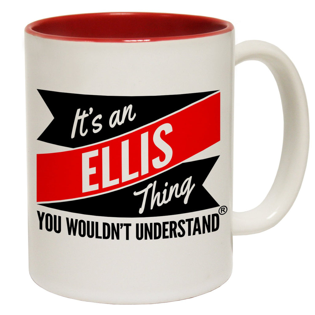 123t New It's An Ellis Thing You Wouldn't Understand Funny Mug, 123t Mugs