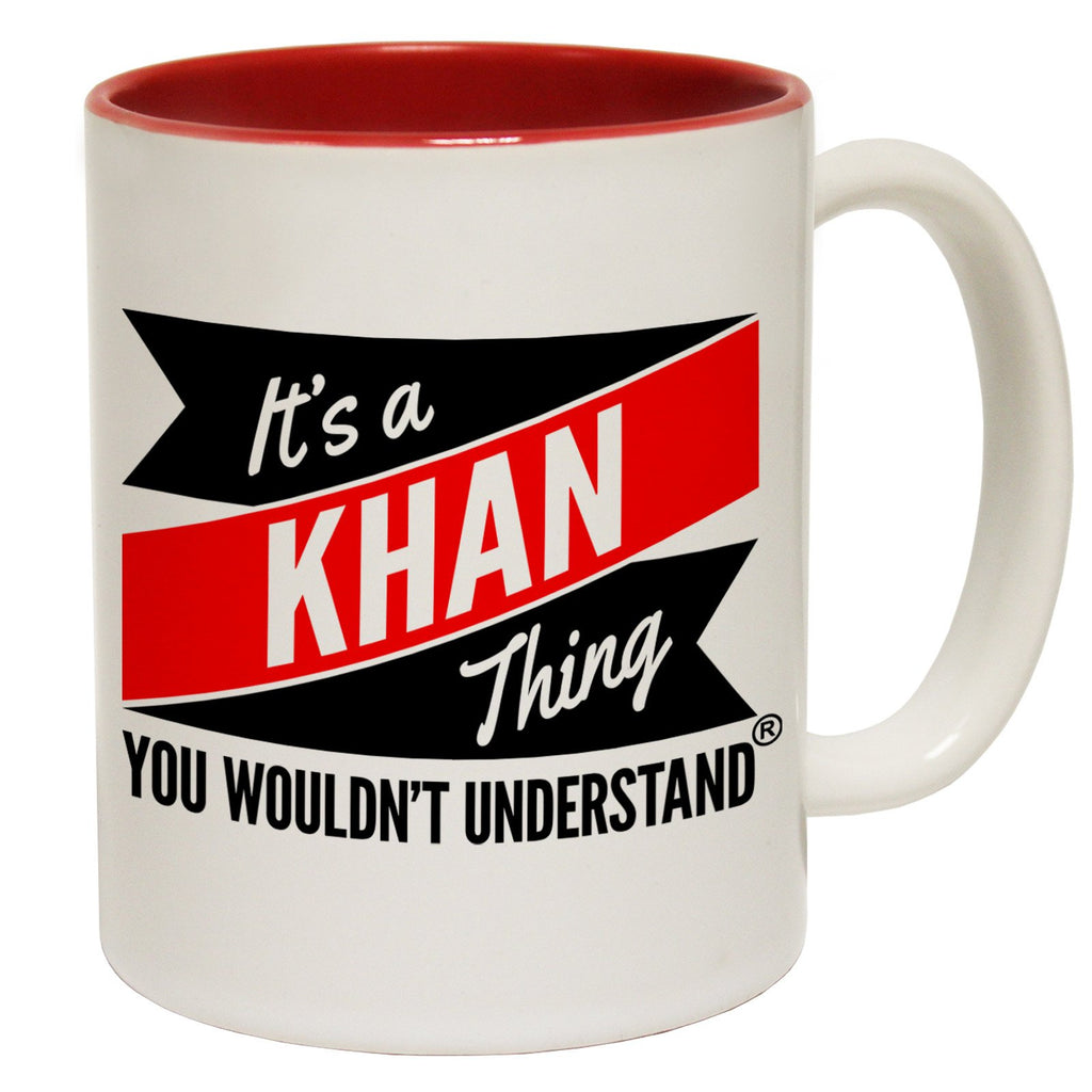 123t New It's A Khan Thing You Wouldn't Understand Funny Mug, 123t Mugs