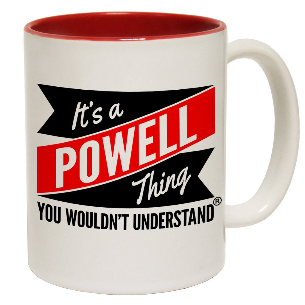 123t New It's A Powell Thing You Wouldn't Understand Funny Mug, 123t Mugs