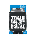 Swps Train Like Your Worst Enemy - Funny Stubby Holder With Base