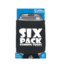Swps Six Pack Coming Soon White - Funny Stubby Holder With Base