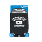 Driver Picks The Music Shotgun - Funny Stubby Holder With Base