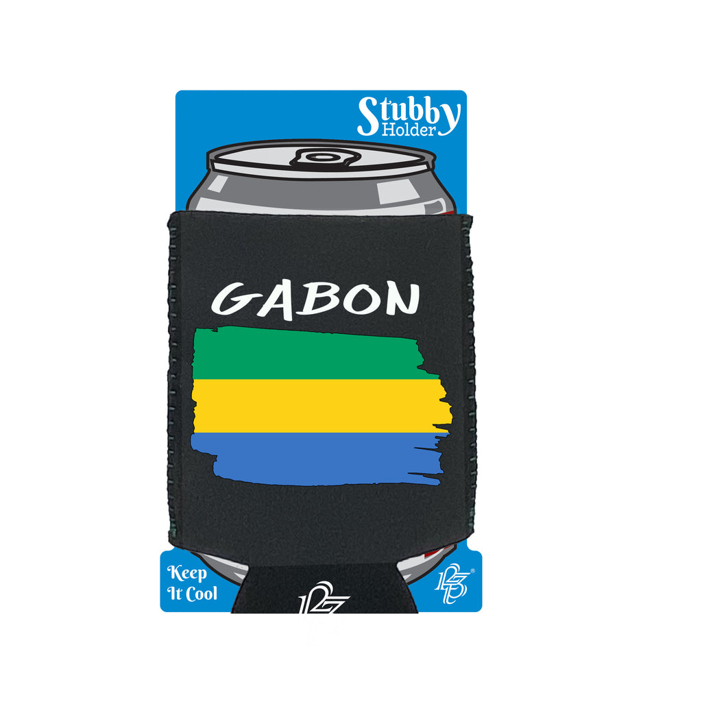 Gabon - Funny Stubby Holder With Base