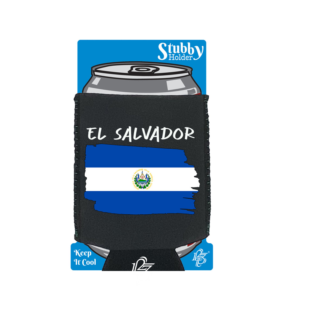 El Salvador - Funny Stubby Holder With Base