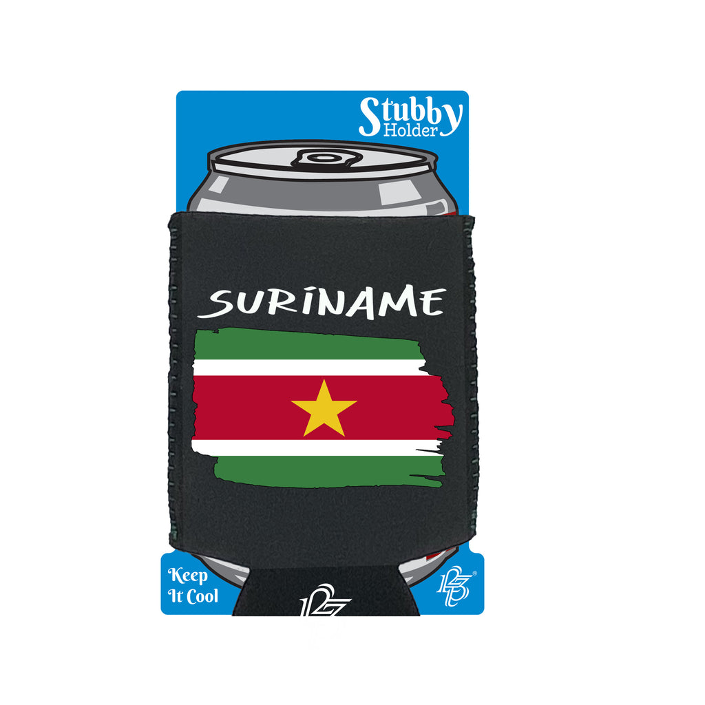 Suriname - Funny Stubby Holder With Base