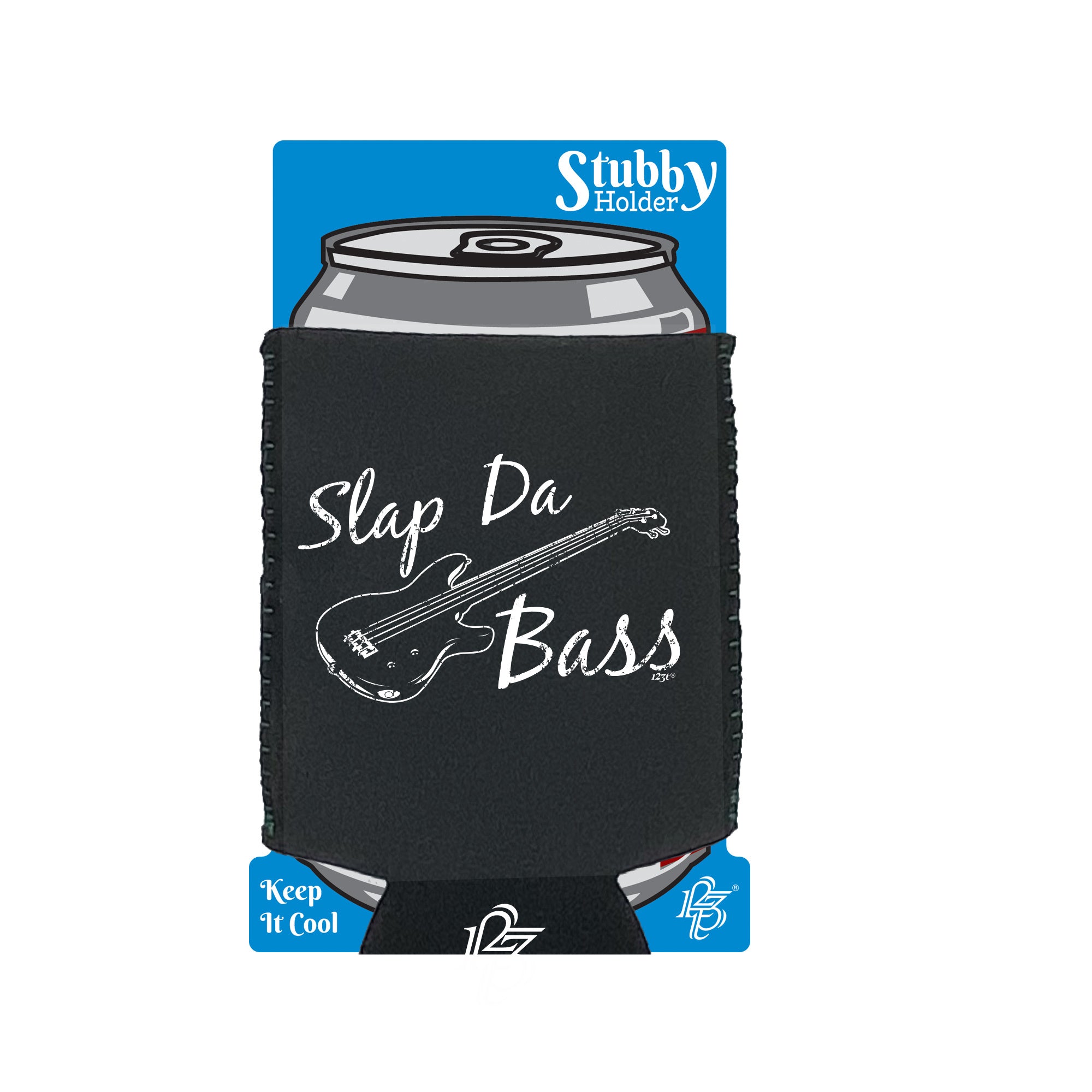 Slap Da Bass Music - Funny Stubby Holder With Base