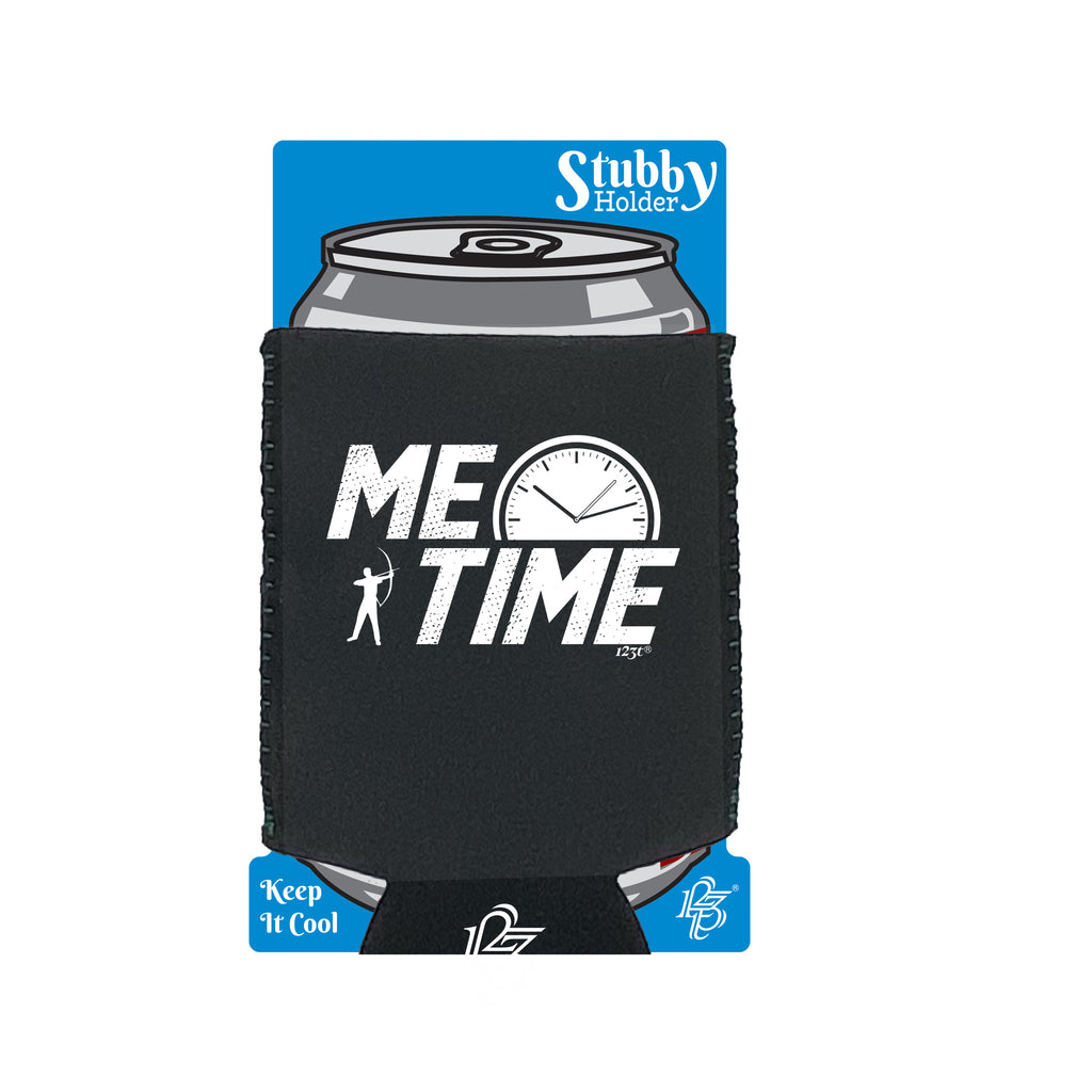 Me Time Archery - Funny Stubby Holder With Base