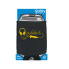 Dj Addict Headphone Head Phones Music - Funny Stubby Holder With Base