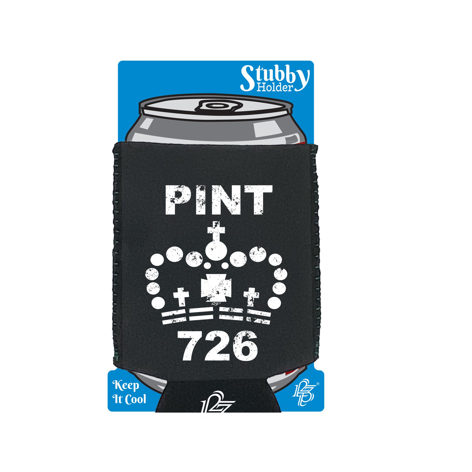 Pint 726 - Funny Stubby Holder With Base