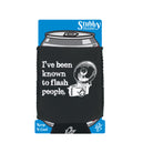 Ive Been Known To Flash People White - Funny Stubby Holder With Base