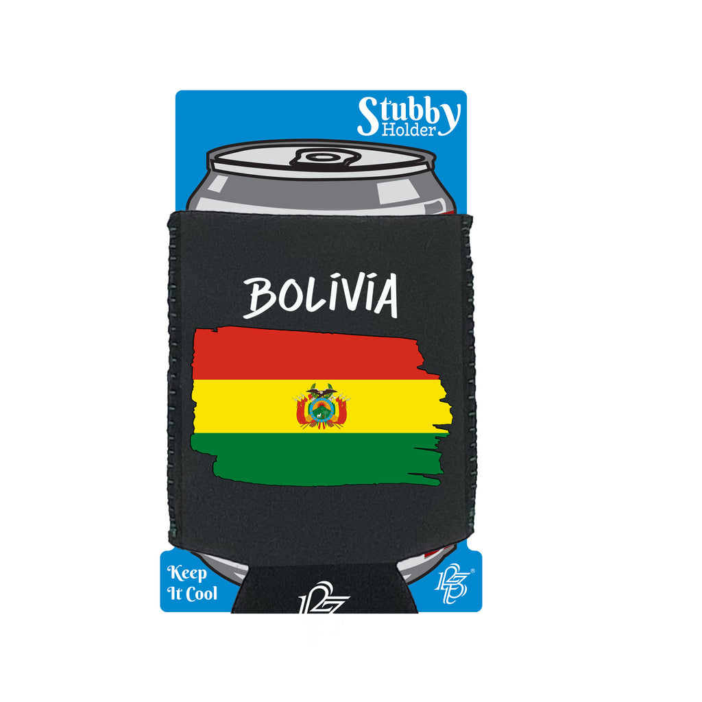 Bolivia (State) - Funny Stubby Holder With Base