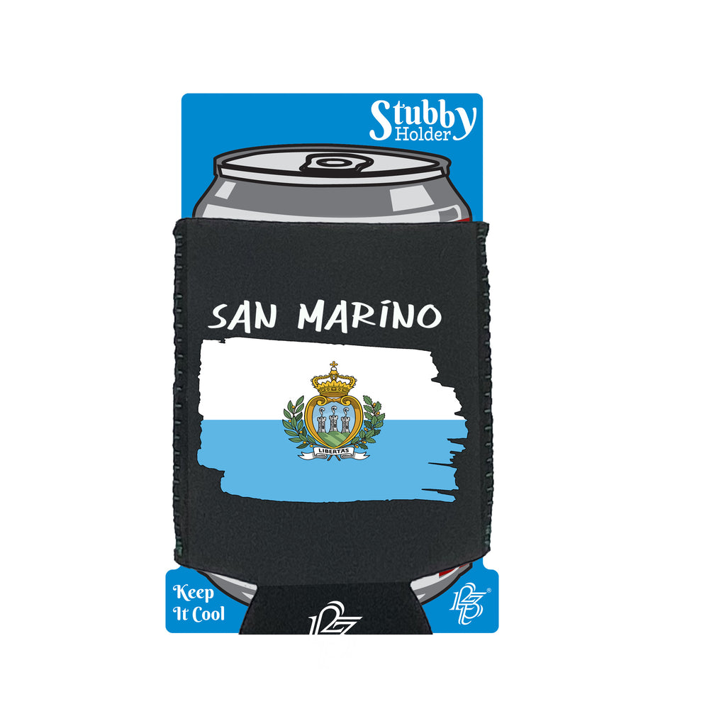 San Marino - Funny Stubby Holder With Base