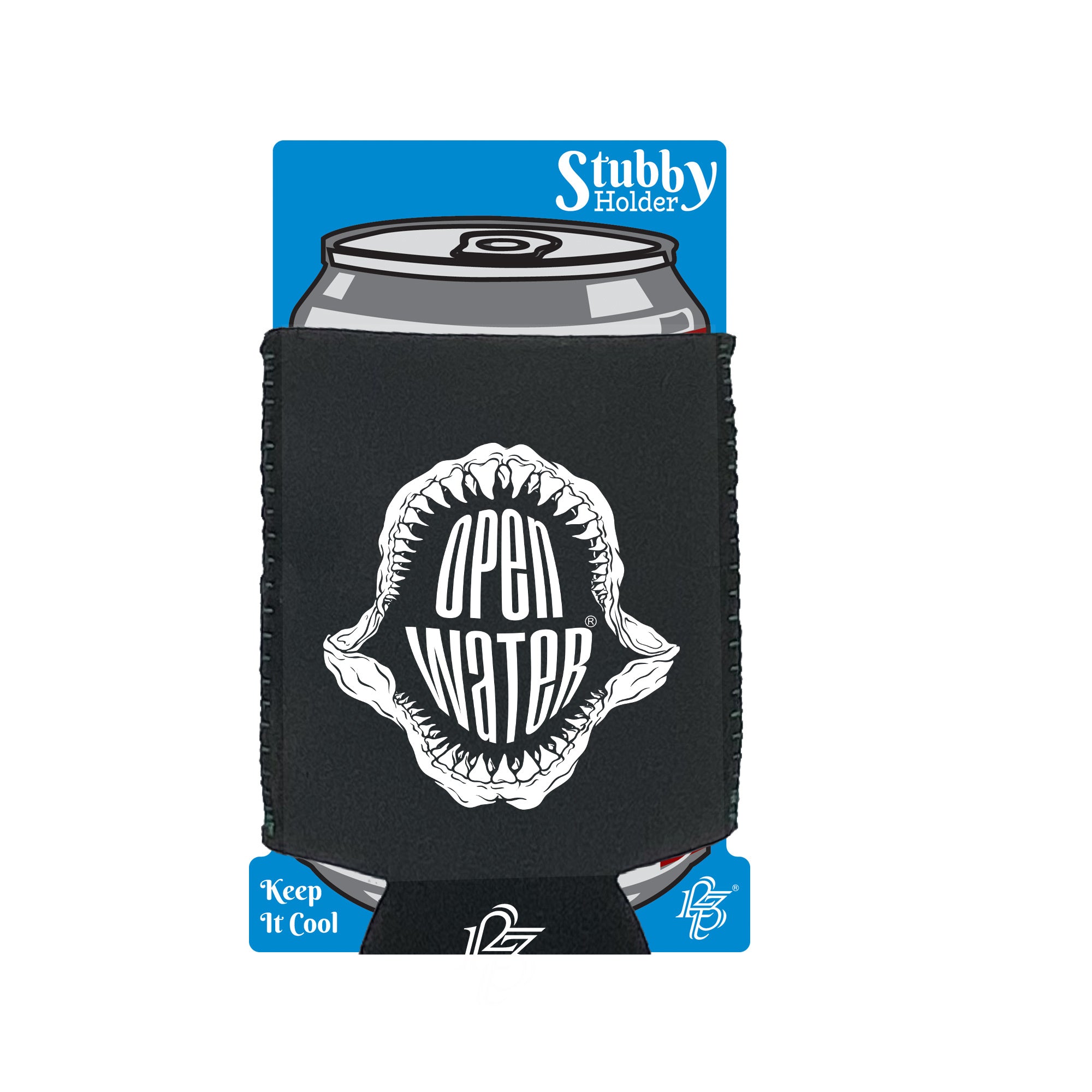 Ow Jaws - Funny Stubby Holder With Base