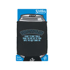 Stupid People Are Like Glow Sticks - Funny Stubby Holder With Base