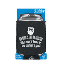My Mind Is Like My Tractor Dirtier It Gets - Funny Stubby Holder With Base