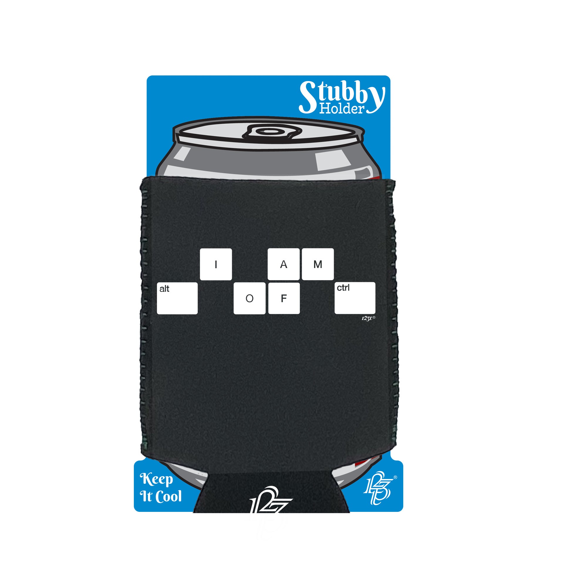 Am Alt Of Ctrl - Funny Stubby Holder With Base