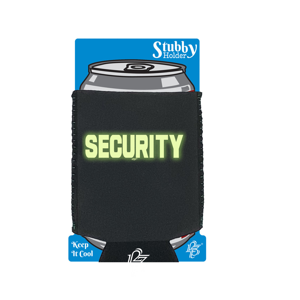Security - Funny Stubby Holder With Base
