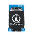 Boats And Hoes Ocean Bound - Funny Stubby Holder With Base