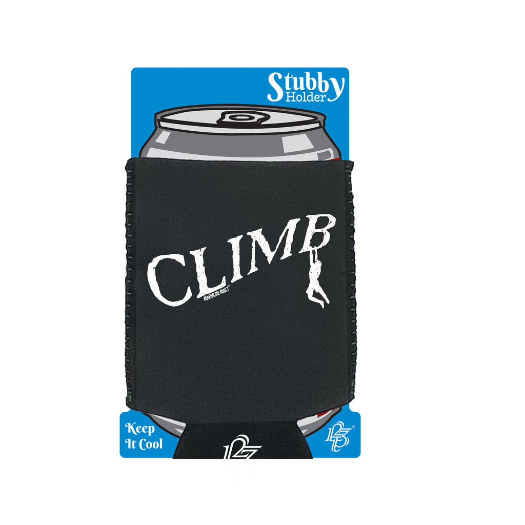 Aa Climb - Funny Stubby Holder With Base