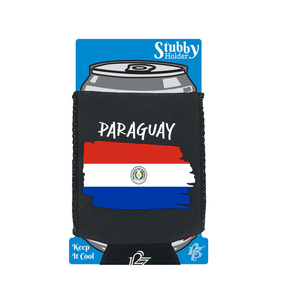 Paraguay - Funny Stubby Holder With Base