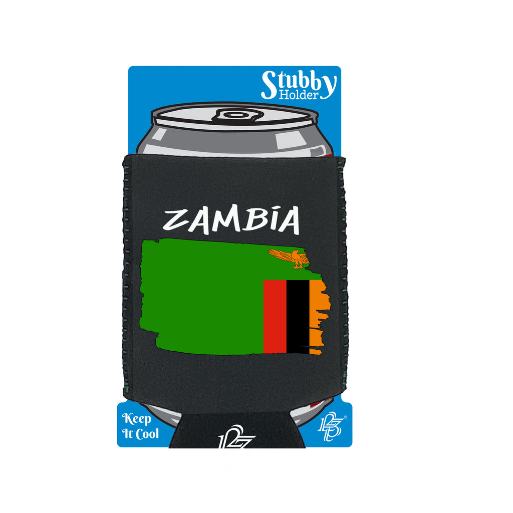 Zambia - Funny Stubby Holder With Base