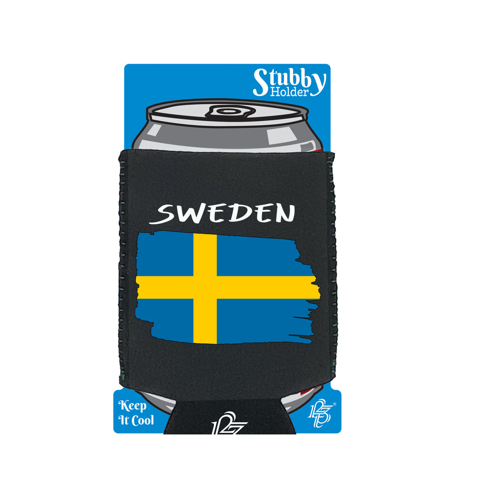 Sweden - Funny Stubby Holder With Base
