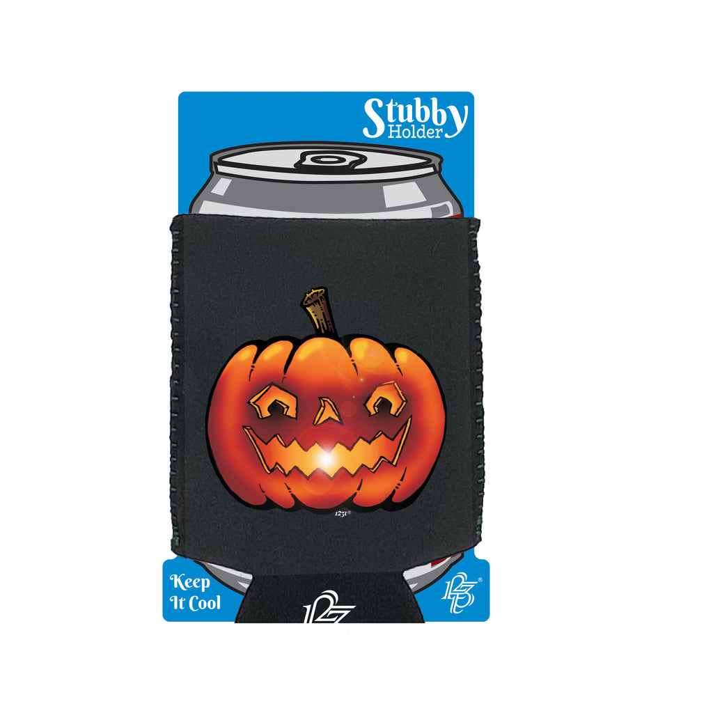 Pumpkin - Funny Stubby Holder With Base