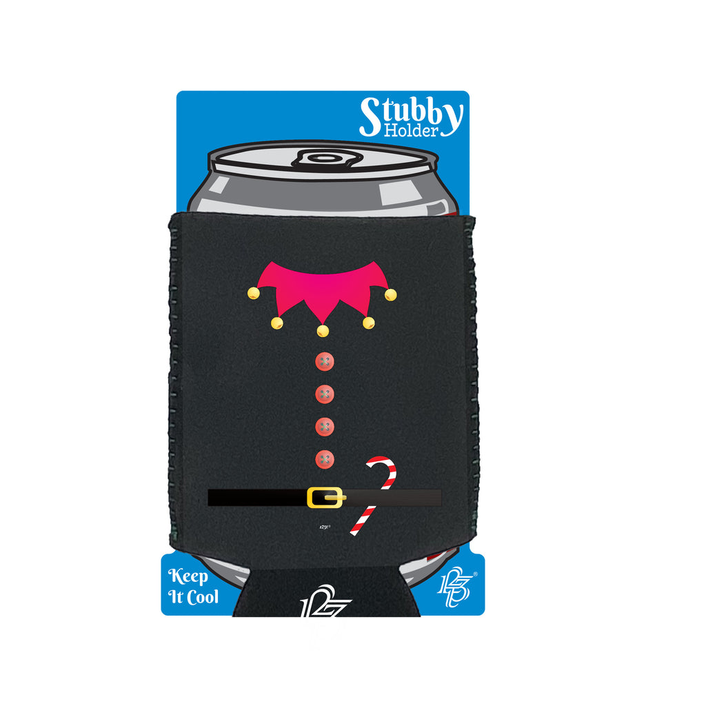 Elf Costume Christmas - Funny Stubby Holder With Base