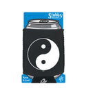 Yin Yang Solid - Funny Stubby Holder With Base