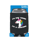 Im Not Weird Im A Unicorn - Funny Stubby Holder With Base