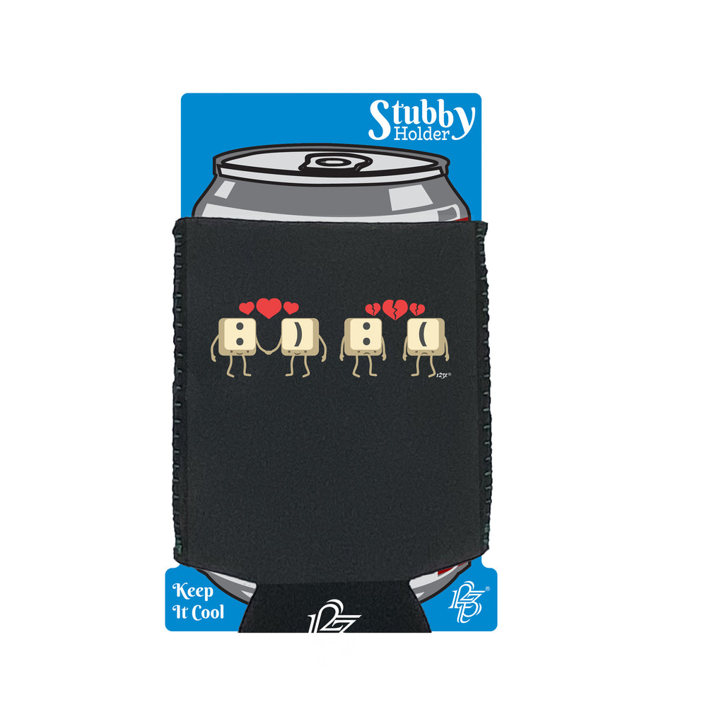 Keyboard Love - Funny Stubby Holder With Base