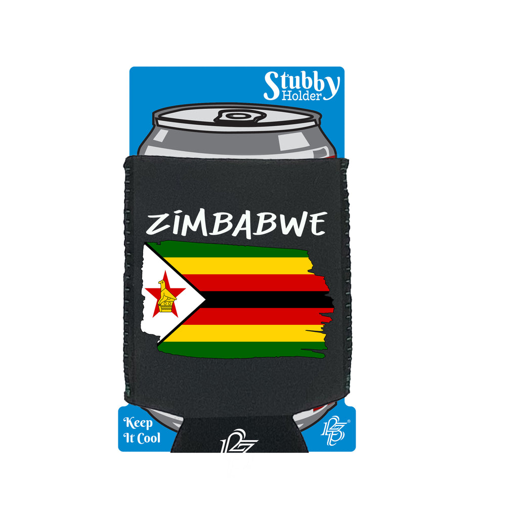 Zimbabwe - Funny Stubby Holder With Base