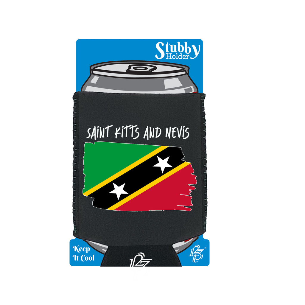 Saint Kitts And Nevis - Funny Stubby Holder With Base