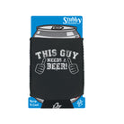 This Guy Needs A Beer - Funny Stubby Holder With Base