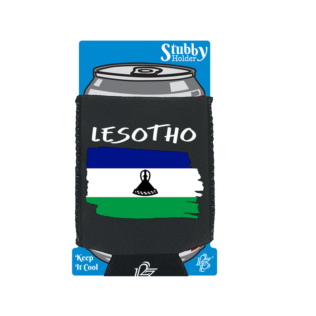 Lesotho - Funny Stubby Holder With Base