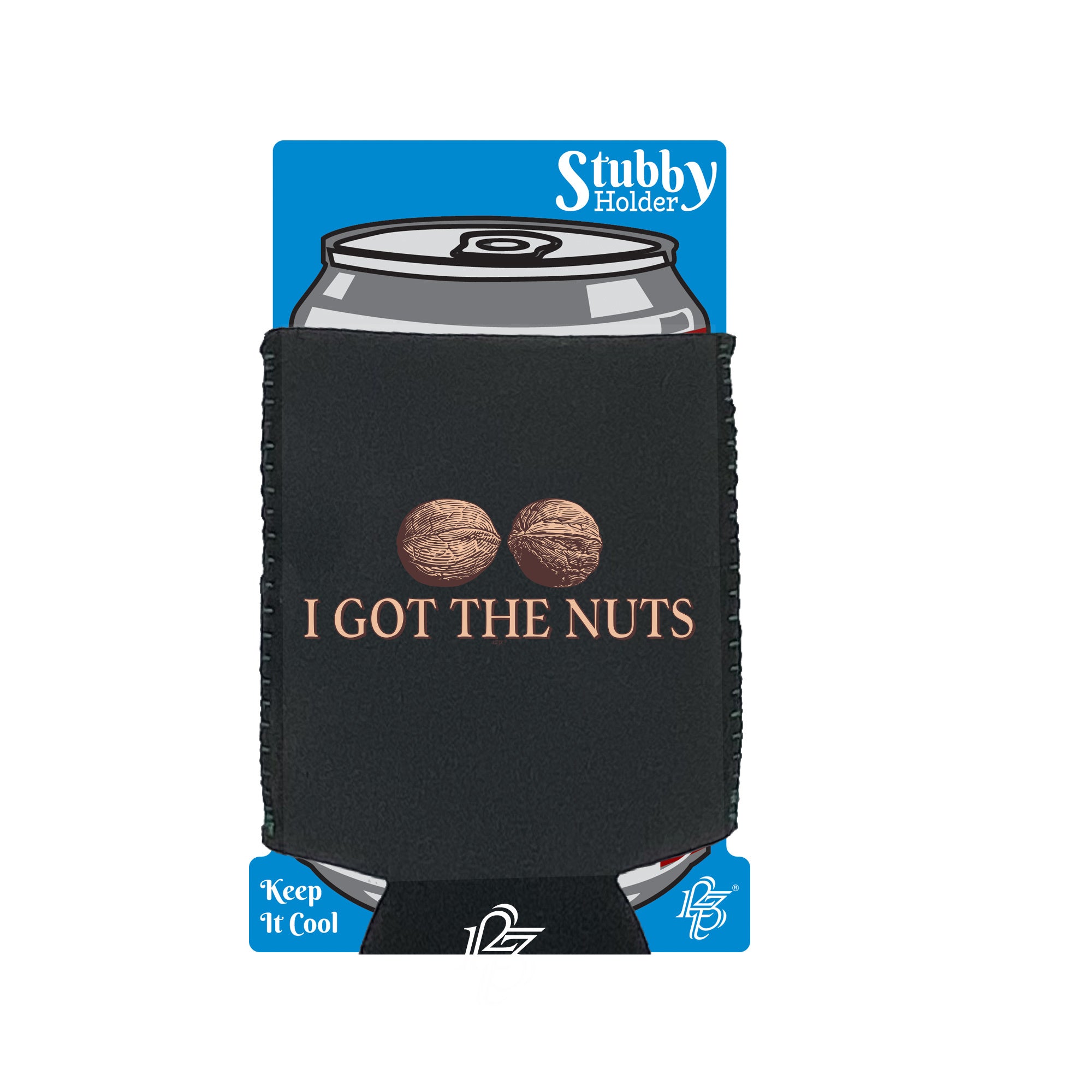 Got The Nuts Poker - Funny Stubby Holder With Base