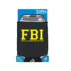 Fb Female Body Inspector - Funny Stubby Holder With Base