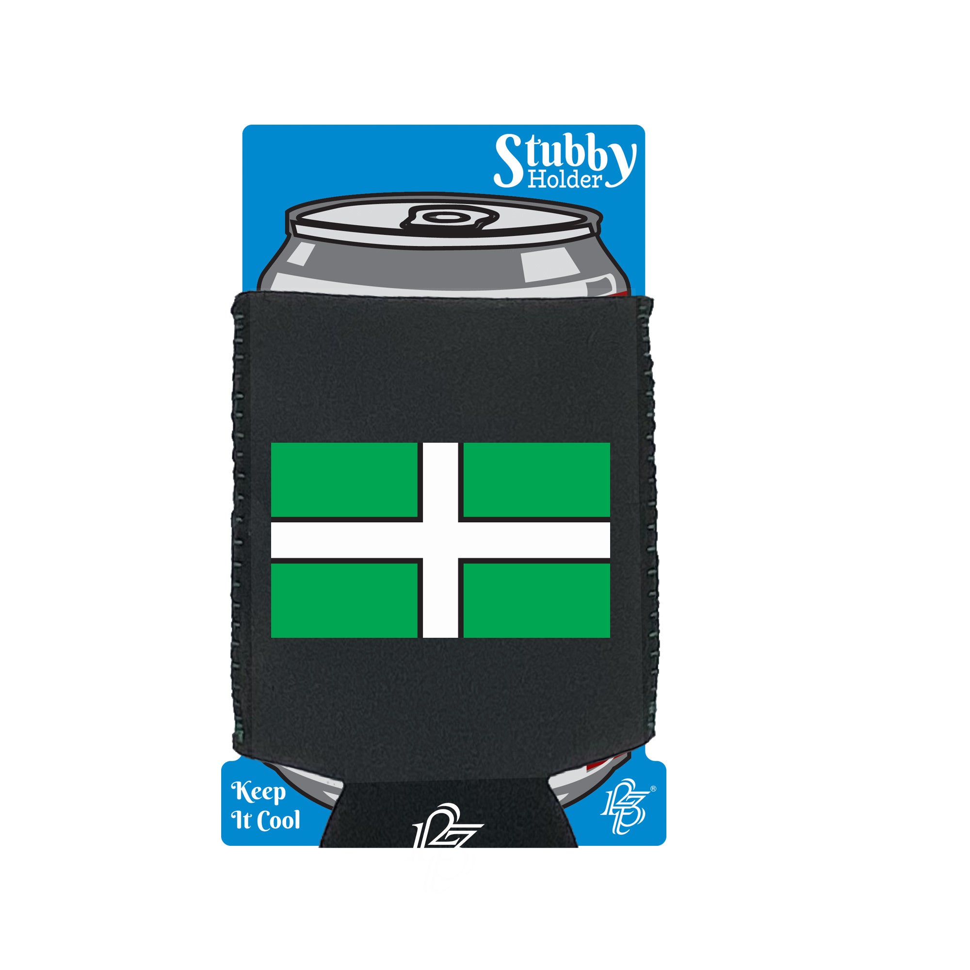 Devon Flag - Funny Stubby Holder With Base