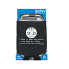 Hate It When The Voices In My Head Go Silent - Funny Stubby Holder With Base
