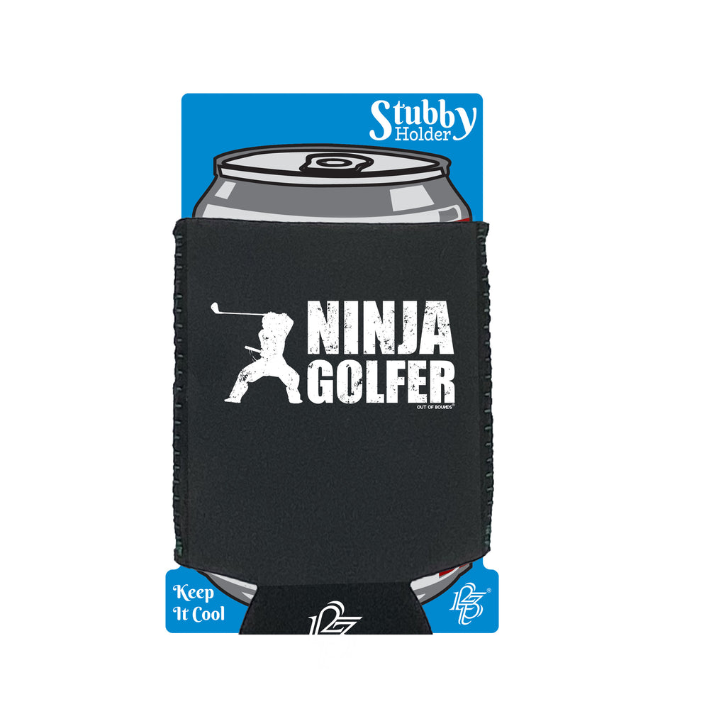 Oob Ninja Golf - Funny Stubby Holder With Base