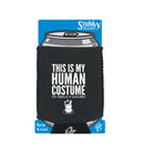 This Is My Human Costume Unicorn - Funny Stubby Holder With Base
