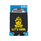 Lets Cook Chef - Funny Stubby Holder With Base