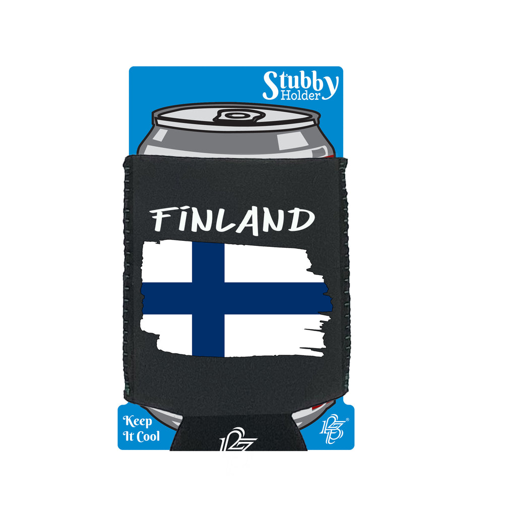 Finland - Funny Stubby Holder With Base