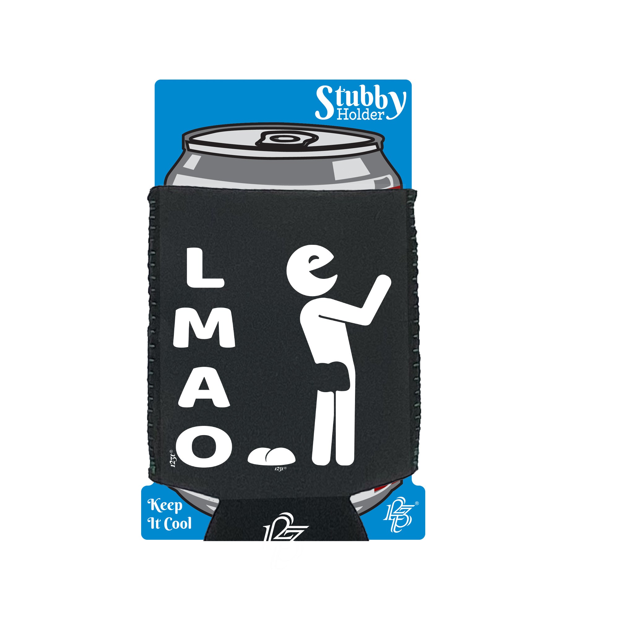Lmao - Funny Stubby Holder With Base