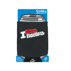 Love Tractors Stencil - Funny Stubby Holder With Base