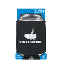 Vinyl Fetish Dj Record Music - Funny Stubby Holder With Base