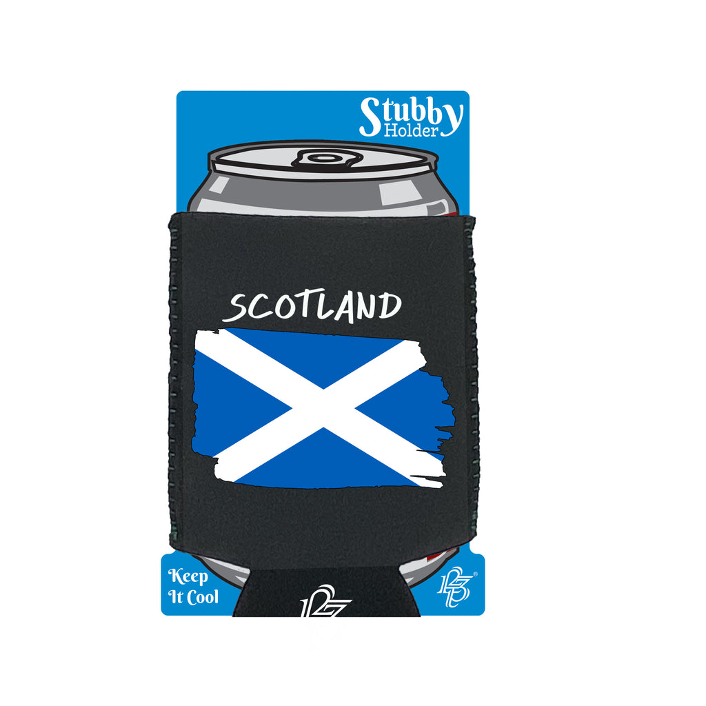Scotland - Funny Stubby Holder With Base